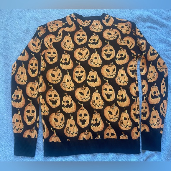 Halloween pumpkin/ jack o lantern sweater - Picture 7 of 11